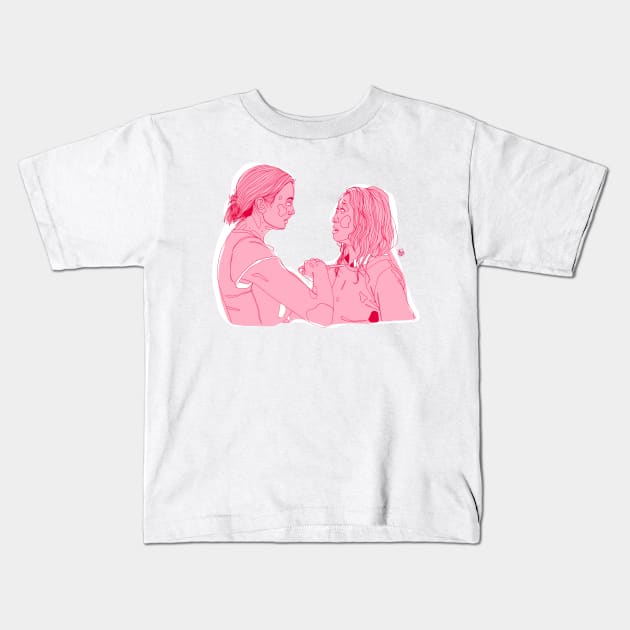 Villanelle and Shepherds Pie Kids T-Shirt by annijyn